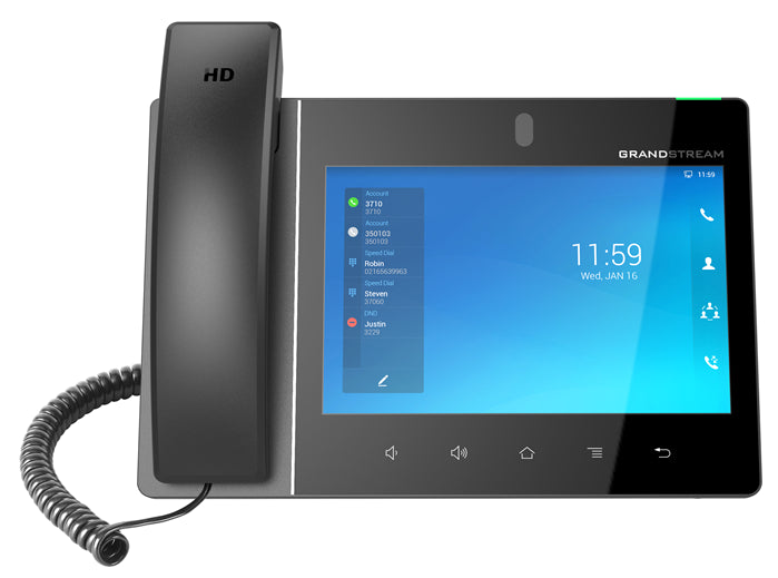 Grandstream GXV3480 16 Line Android IP Phone, 16 SIP Accounts, 1280 x 800 Colour Touch Screen, 2MB Camera, Built In Bluetooth+WiFi, Powerable Via POE Grandstream GXV3480 16 Line Android IP Phone, 16 SIP Accounts, 1280 x 800 Colour Touch Screen, 2MB Camera, Built In Bluetooth+WiFi, Powerable Via POE